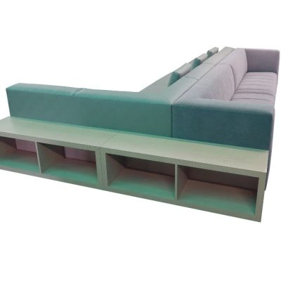 MARAMBA MODULAR LOBBY SECTIONAL WITH BOOKSHELVES